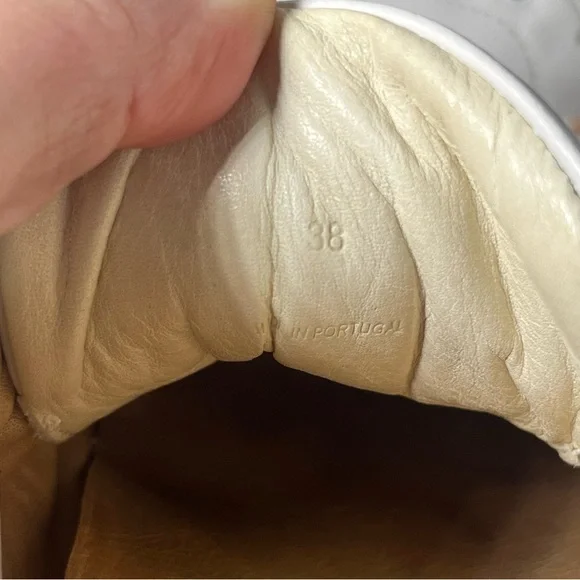 Rag & Bone Kent Platform Leather & Jute Espadrille Sneakers White 38 Classic‎ - Picture 8 of 12